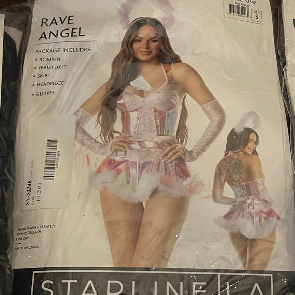 NEW Starline Rave Angel Costume Size Small - Picture 7 of 9